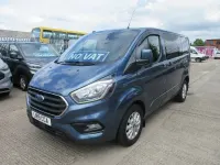 Used Ford Transit Custom Limited 170 HP (125 kW) 2019 Blue Van