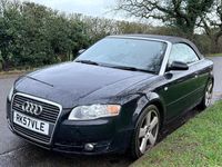 Used Audi A4 Cabriolet S-Line 2007 Black Cabriolet
