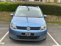Used VW Touran SE 105 HP (77 kW) 2012 Blue MPV