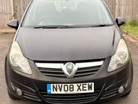 Used Vauxhall Corsa 89 HP (65 kW) 2008 Black Hatchback