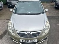 Used Vauxhall Corsa Club 89 HP (65 kW) 2008 Gold Hatchback