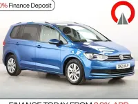 Used VW Touran SE 150 HP (110 kW) 2021 Blue MPV