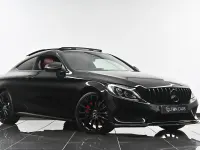 Used Mercedes C250 AMG Line Premium Plus 204 HP (150 kW) 2016 Black Coupe
