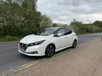 Used Nissan Leaf N-Connecta 110 kW (150 HP) 2021 White Hatchback