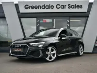 Used Audi A3 Sportback S-Line 2022 Black Hatchback