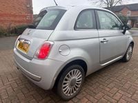 Used Fiat 500 Lounge 2008 Silver Hatchback