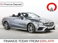 Used Mercedes E220 AMG line 194 HP (142 kW) 2019 Grey Cabriolet