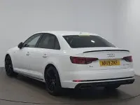 Used Audi A4 Black Edition 150 HP (110 kW) 2019 White Sedan