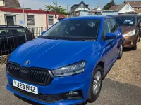 Usado Skoda Fabia Comfort 2023 Azul Citadino
