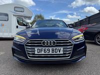 Used Audi A5 Cabriolet S-Line 190 HP (139 kW) 2019 Blue Cabriolet