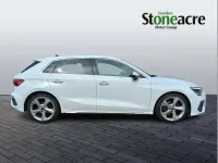 Used Audi A3 S-Line 150 HP (110 kW) 2021 White Sedan