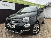Used Fiat 500 Lounge 69 HP (50 kW) 2017 Black Hatchback