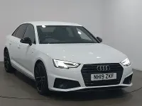 Used Audi A4 Black Edition 150 HP (110 kW) 2019 White Sedan