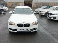 Used BMW 116 Sport Line 2014 White Hatchback