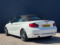 Used BMW 218 Sport Line 2019 White Cabriolet