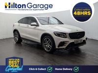 Used Mercedes GLC350 AMG line 258 HP (189 kW) 2017 White Coupe