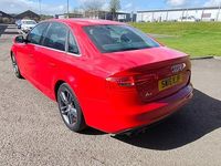 Used Audi A4 S-Line 150 HP (110 kW) 2015 Red Sedan