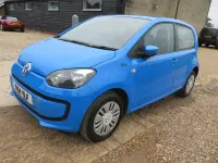 Used VW up! move up! 60 HP (44 kW) 2014 Blue Hatchback