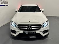 Used Mercedes E220 AMG line 194 HP (142 kW) 2019 White Sedan
