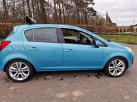 Used Vauxhall Corsa 100 HP (73 kW) 2012 Blue Hatchback