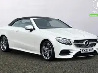 Used Mercedes E220 AMG line 194 HP (142 kW) 2020 White Cabriolet