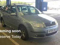 Used Skoda Fabia Elegance 75 HP (55 kW) 2005 Grey Estate