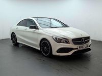 Used Mercedes CLA180 AMG line 122 HP (89 kW) 2017 White Sedan