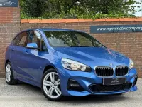 Begagnad BMW 218 M Sport 140 HK (102 kW) 2018 Blå Minibuss