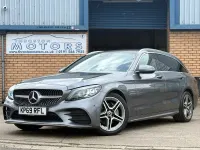 Used Mercedes C220 AMG Line Premium 191 HP (140 kW) 2019 Grey Estate