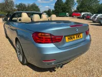 Used BMW 428 Luxury Line 2014 Blue Cabriolet