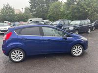 Used Ford Fiesta Titanium 2017 Blue Hatchback