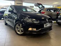 Used VW Polo Edition 90 HP (66 kW) 2017 Black Hatchback