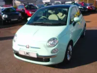 Used Fiat 500 Lounge 69 HP (50 kW) 2014 Green Hatchback