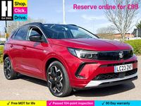 Used Vauxhall Grandland X Elite 130 HP (95 kW) 2023 Red SUV