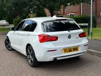 Used BMW 116 Sport Line 2016 White Hatchback