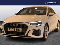 Used Audi A3 S-Line 108 HP (79 kW) 2022 White Sedan