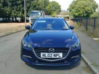 Used Mazda 3 105 HP (77 kW) 2017 Blue Hatchback