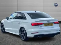 Used Audi A3 Black Edition 147 HP (108 kW) 2019 White Sedan