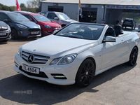 Begagnad Mercedes E220 2012 Vit Cab
