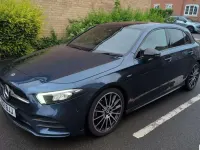 Used Mercedes A200 Exclusive 150 HP (110 kW) 2020 Blue Hatchback