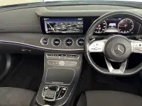 Used Mercedes E220 AMG line 194 HP (142 kW) 2020 Blue Cabriolet