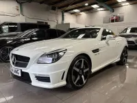 Used Mercedes SLK55 AMG 421 HP (309 kW) 2013 White Cabriolet