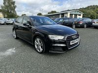Used Audi A3 Sportback S-Line 150 HP (110 kW) 2018 Black Hatchback