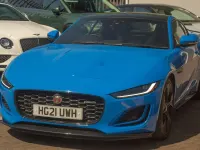 Usado Jaguar F-Type Supercharged 450 HP (330 kW) 2021 Azul Coupé