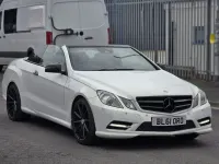 Used Mercedes E220 170 HP (125 kW) 2012 White Cabriolet