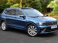 Used VW Tiguan Allspace R-line 150 HP (110 kW) 2019 Blue SUV