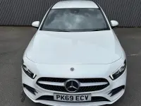 Used Mercedes A180 AMG line 114 HP (83 kW) 2019 White Sedan