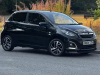 Used Peugeot 108 Allure 82 HP (60 kW) 2015 Black Hatchback