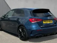 Used Mercedes A35 AMG Premium 306 HP (225 kW) 2022 Denim blue metallic  Hatchback