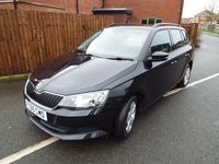 Used Skoda Fabia SE 90 HP (66 kW) 2016 Black Estate